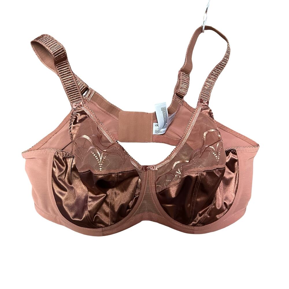 Elomi Cate Underwire Full Cup Banded Bra Size US 44DD Rosewood EL4030ROW